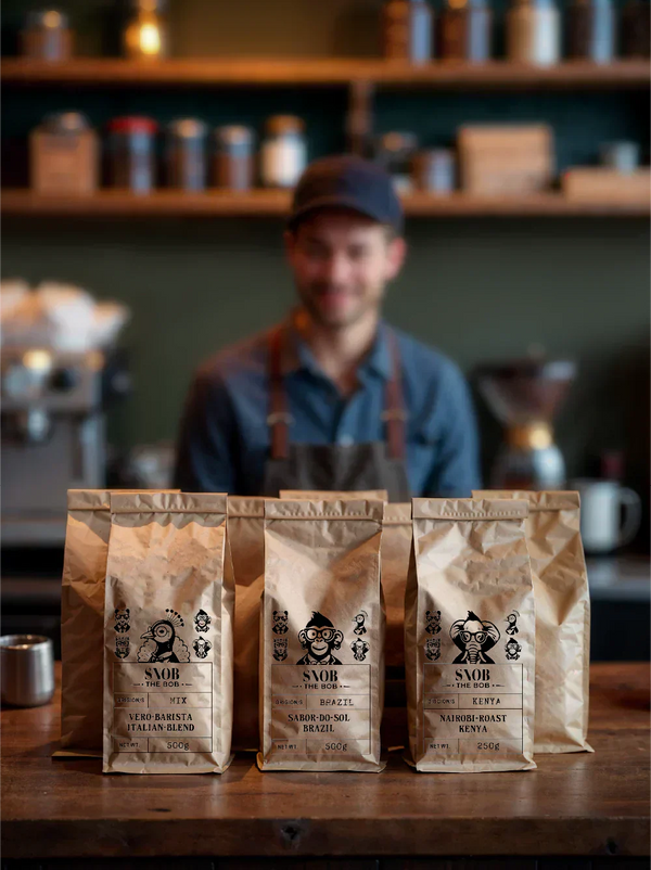 SNOB THE BOB is a specialty coffee brand 
