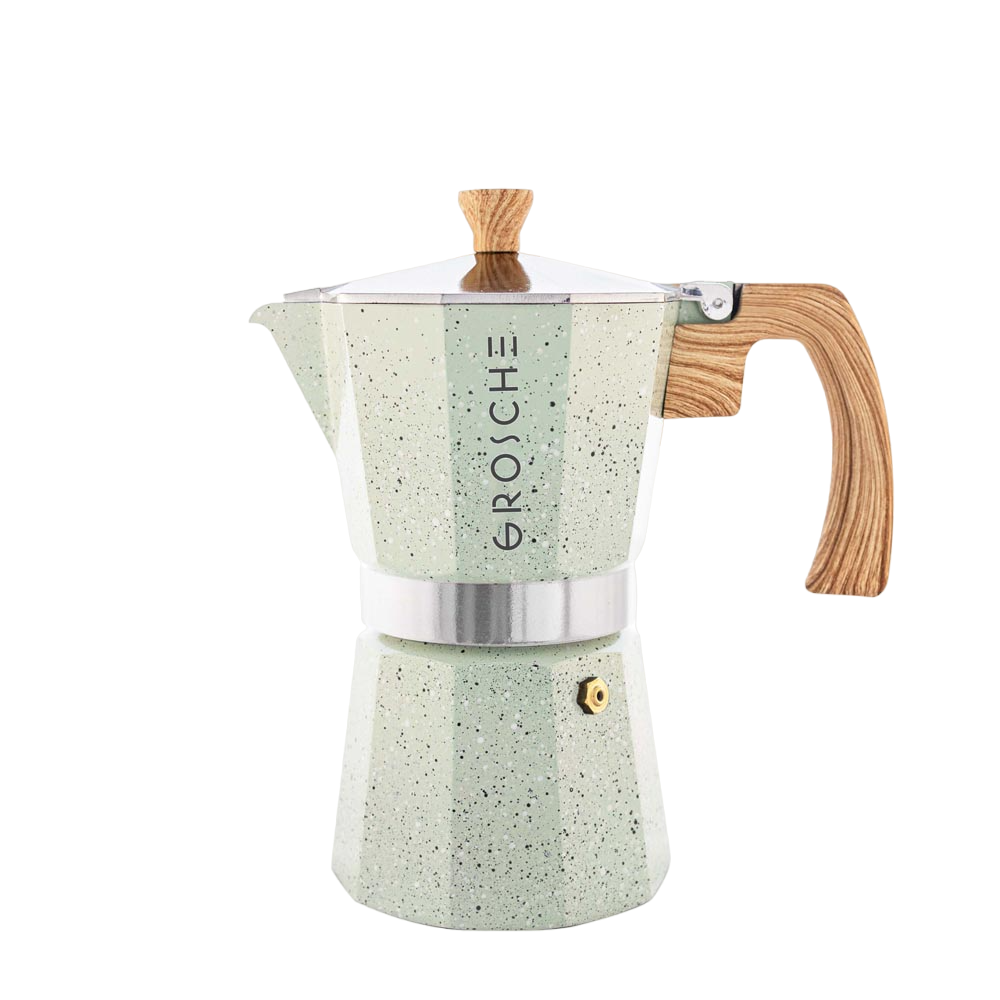 Cafetière italienne Grosche Milano 6 tasses – vert menthe