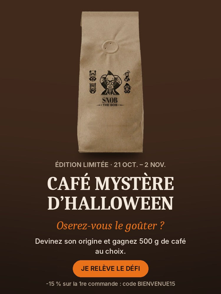 Café Mystère d'Halloween, édition limitée Snob The Bob