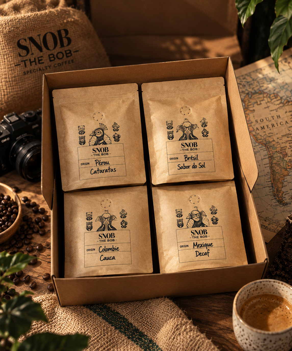 Pack Géographie – Voyage au cœur des grands terroirs du café